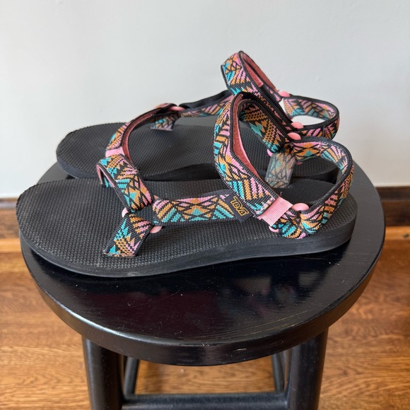 Teva Women's Original Universal Casual Sandals Pink Size 10 - Picture 4 of 6